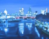 Night, The City from Waterloo Bridge